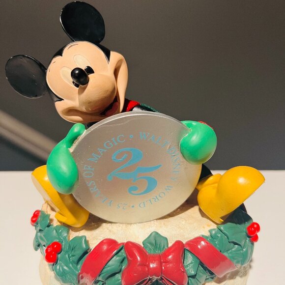 Mickey Mouse 1996 Cast Holiday Figurine – 25 Years of Magic - Picture 2 of 9